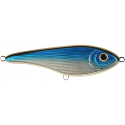 Buster Jerk Shallow Runner 15 Cm - Blue Chrome