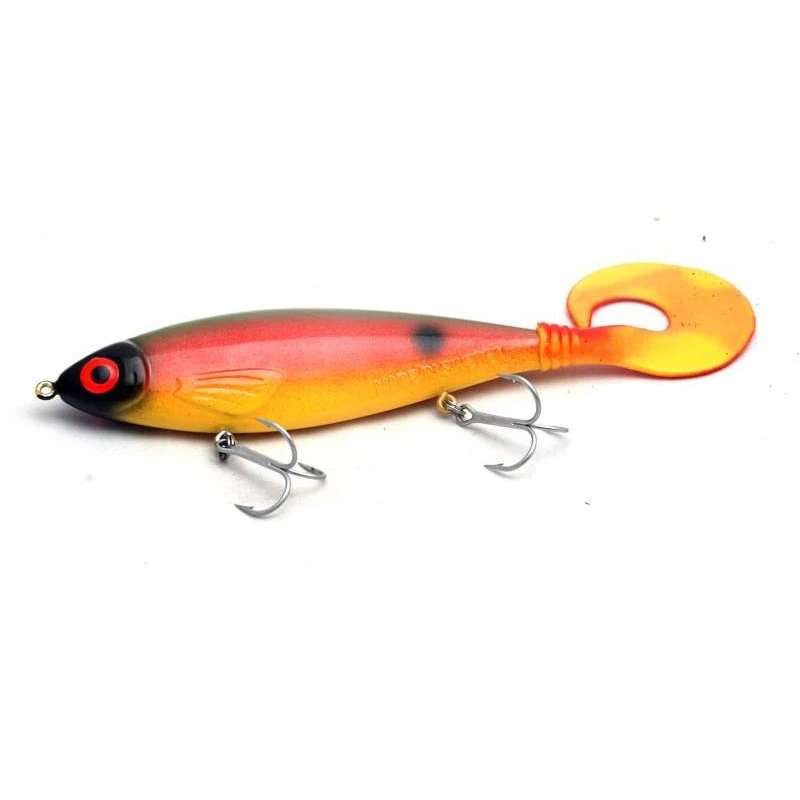 JW Lures Backlip Curly - Papegoj 1 JW Lures Backlip Curly - Papegoj