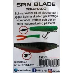 Darts Spin Blade - Colorado (2-pack) -Crankbait Försäljningsbutik spin blade colorado 2 pack 1